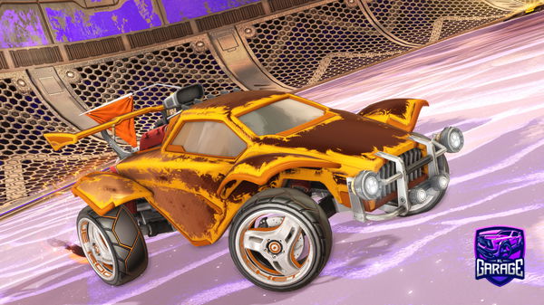 A Rocket League car design from Foxy8-Ita