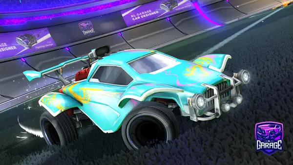 A Rocket League car design from wwwwwish