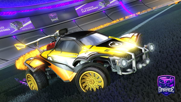 A Rocket League car design from Mnotho