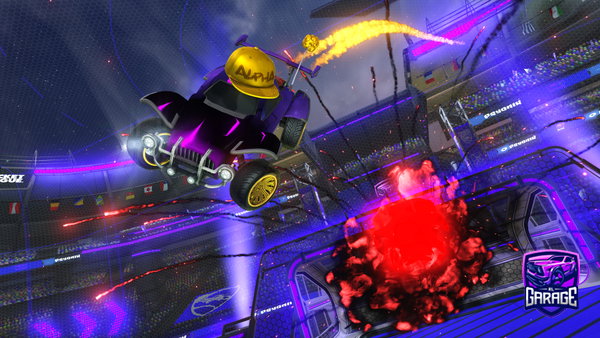 A Rocket League car design from demon56220