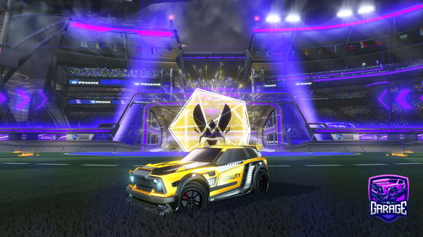 A Rocket League car design from modemb622