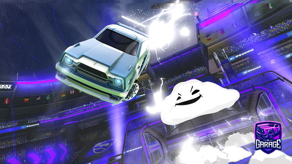 A Rocket League car design from alby48