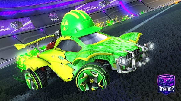 A Rocket League car design from Blade03