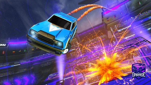 A Rocket League car design from Bd816lafn