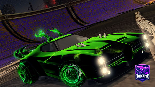 A Rocket League car design from PowerfulFlea441