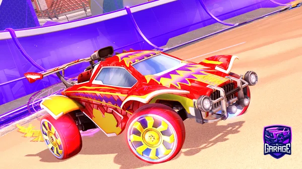 A Rocket League car design from est-oc31