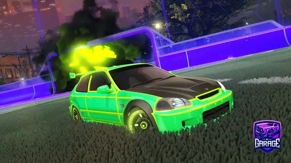 A Rocket League car design from mushroomboi