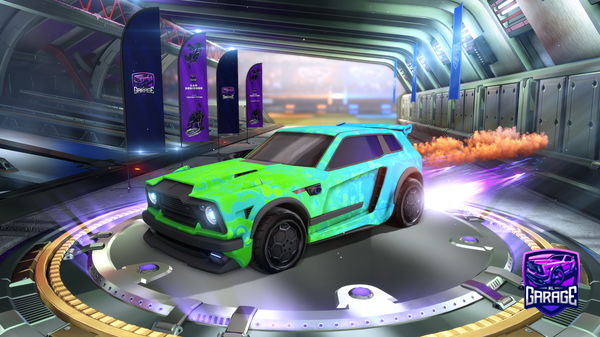 A Rocket League car design from Flamingo6373736637