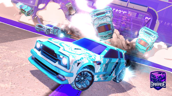 A Rocket League car design from Vinetangler