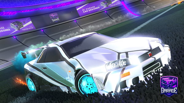 A Rocket League car design from SandFiregock16