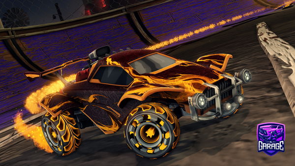 A Rocket League car design from Ludar
