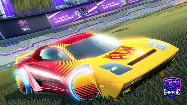 A Rocket League car design from Lsmey