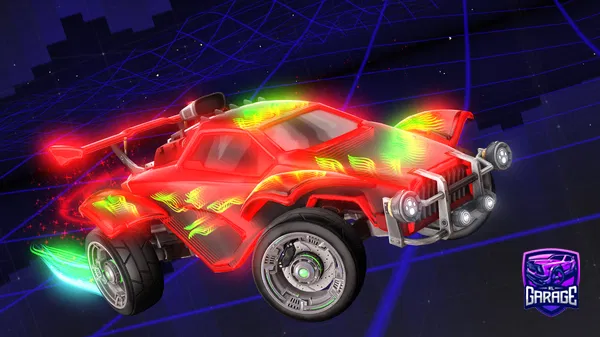 A Rocket League car design from Pulce_