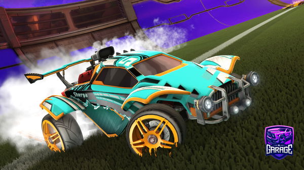 A Rocket League car design from raaloor160