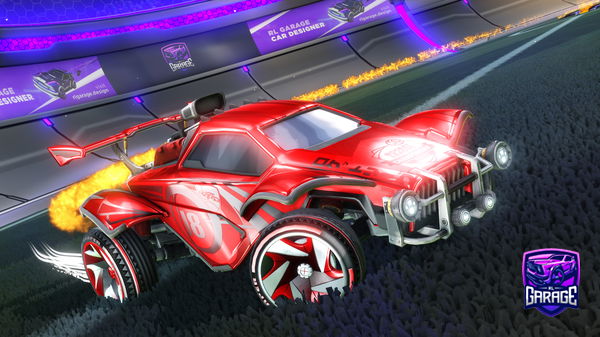 A Rocket League car design from Rellboy11