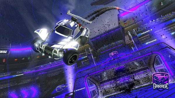 A Rocket League car design from Hawkerid__