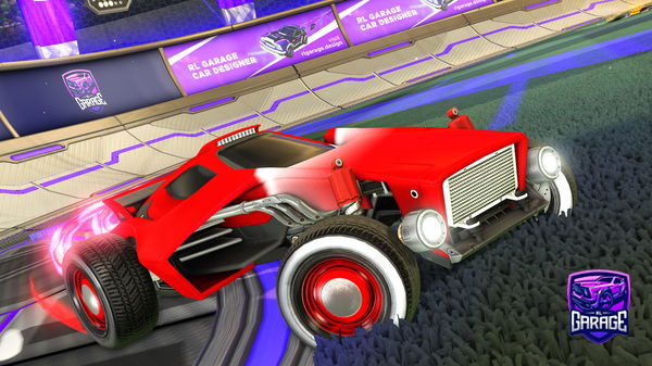 A Rocket League car design from MOTOLUVA