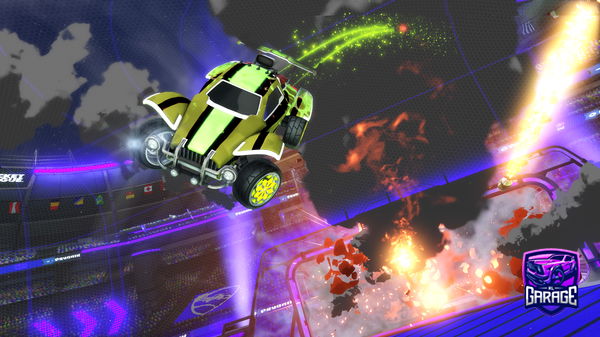 A Rocket League car design from IguzttyI