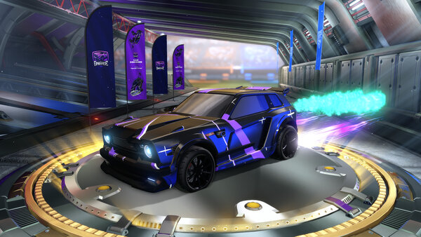A Rocket League car design from Kexofon