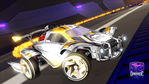 A Rocket League car design from Crazy_Cars