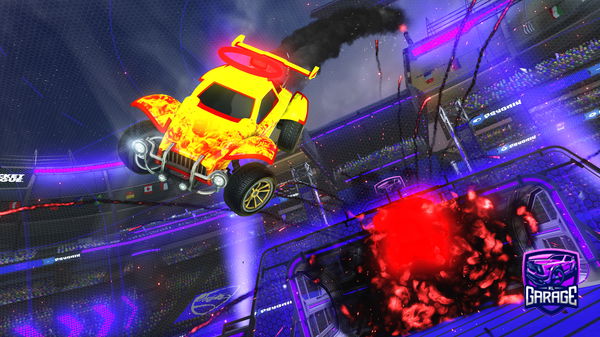 A Rocket League car design from Sweetgalaxy8089