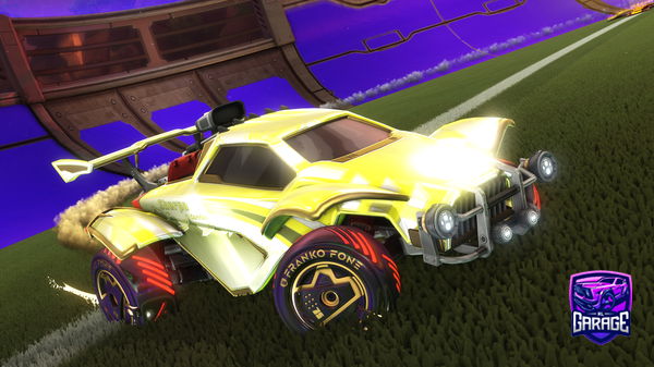 A Rocket League car design from Vasilis___