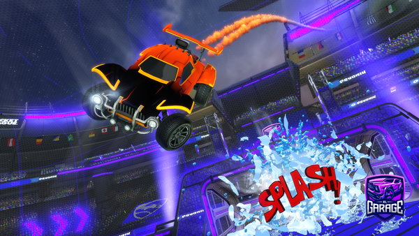 A Rocket League car design from jahil