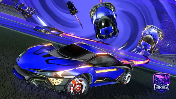 A Rocket League car design from Givemespace511