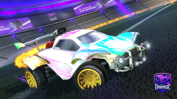 A Rocket League car design from Vojty
