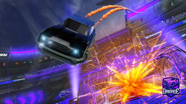 A Rocket League car design from ATZ-Tropiik