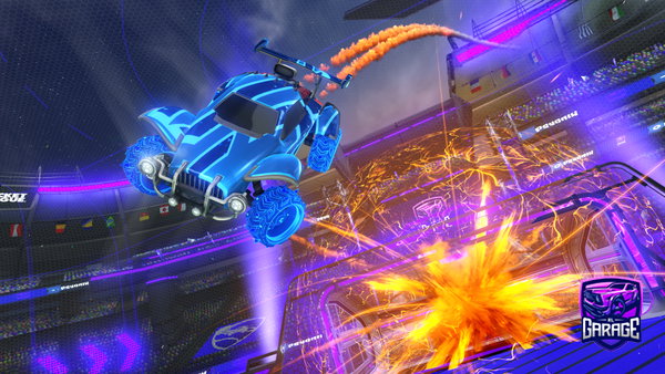 A Rocket League car design from Rodripro44363
