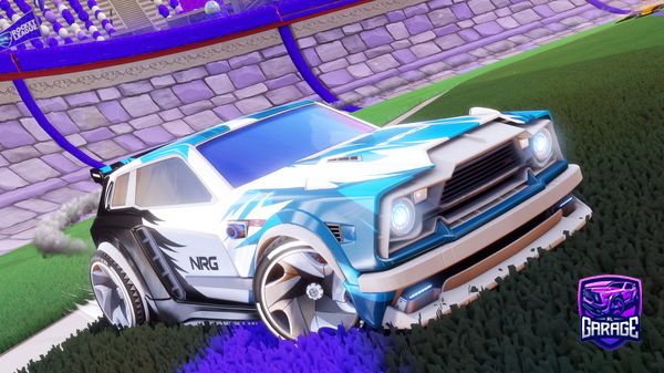 A Rocket League car design from TEEEJAYYY