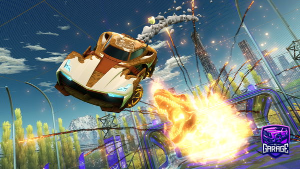 A Rocket League car design from GhostedMando10