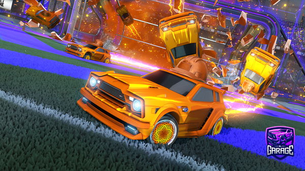 A Rocket League car design from Anthonyandrade