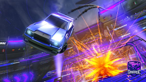 A Rocket League car design from SirKitKatMan