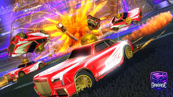 A Rocket League car design from Rippingrayman