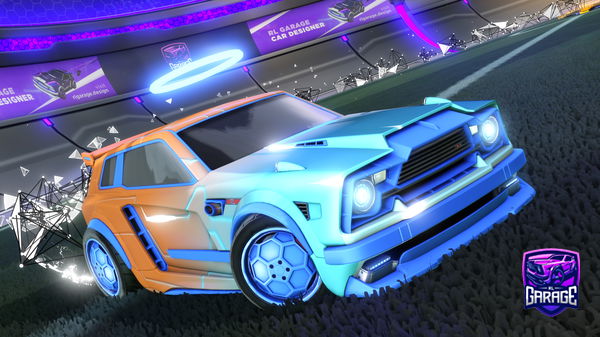 A Rocket League car design from RL-GHOST28