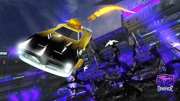 A Rocket League car design from Triangle_2022