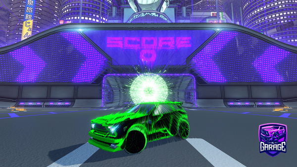 A Rocket League car design from Fostalicska2000