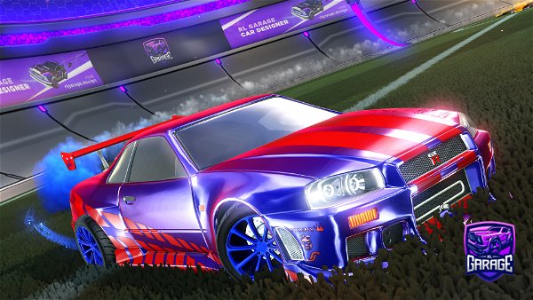 A Rocket League car design from fznlzy
