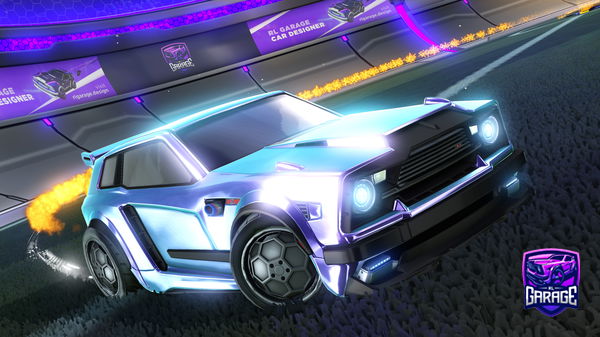 A Rocket League car design from tackywacky85