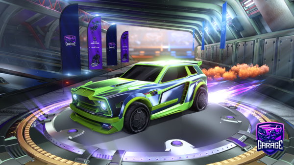 A Rocket League car design from Zalbenz