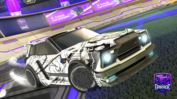 A Rocket League car design from Ragnar_ke_papa