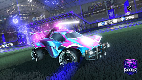 A Rocket League car design from Marvin1XD