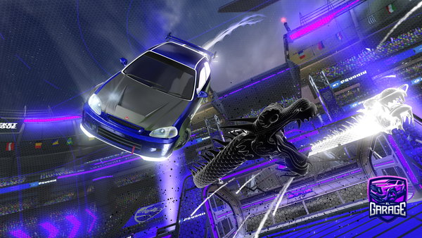 A Rocket League car design from Mathieu_RL