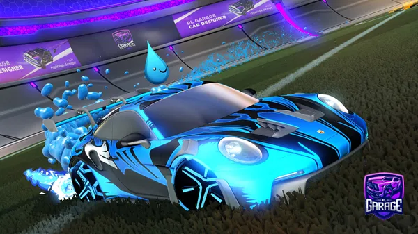 A Rocket League car design from Hotrod_hotdogs