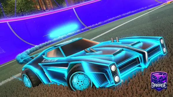 A Rocket League car design from CrmziYT