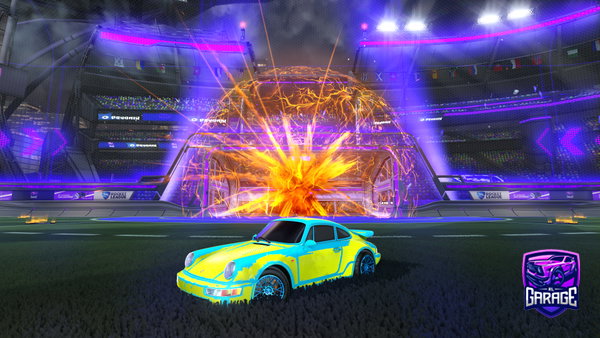 A Rocket League car design from DSV0
