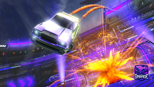 A Rocket League car design from JKFOKS