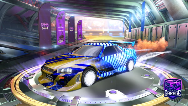 A Rocket League car design from ElPititumaxiom